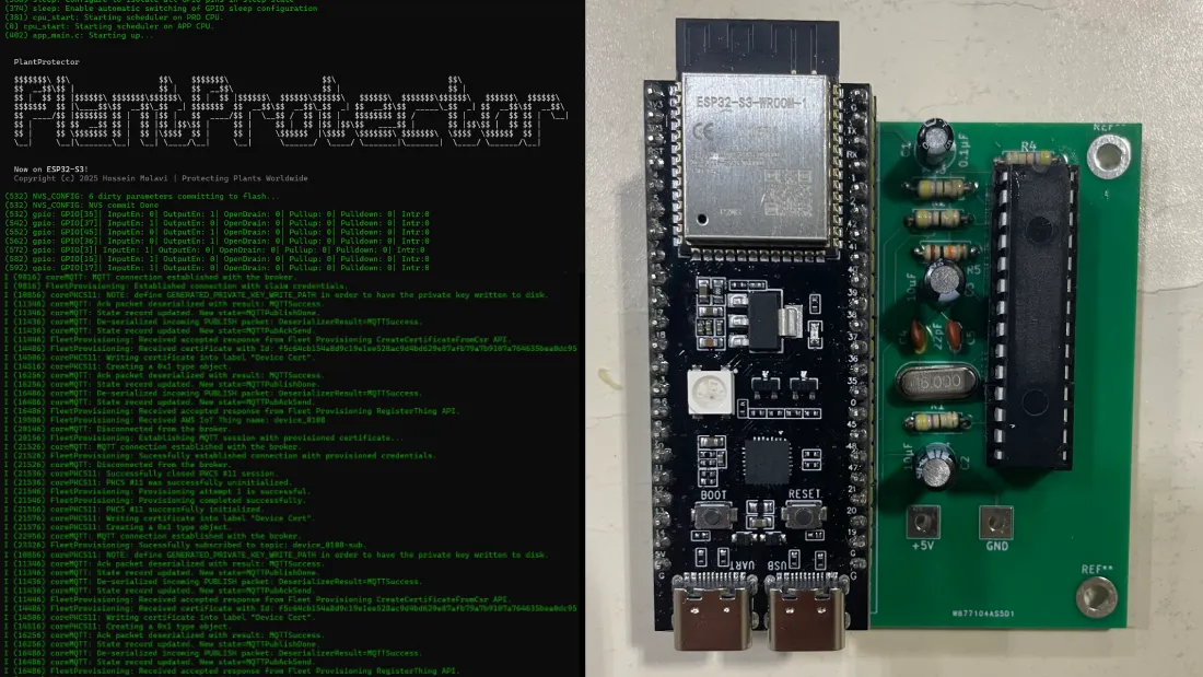 Plant Protector - IoT Gardening Device